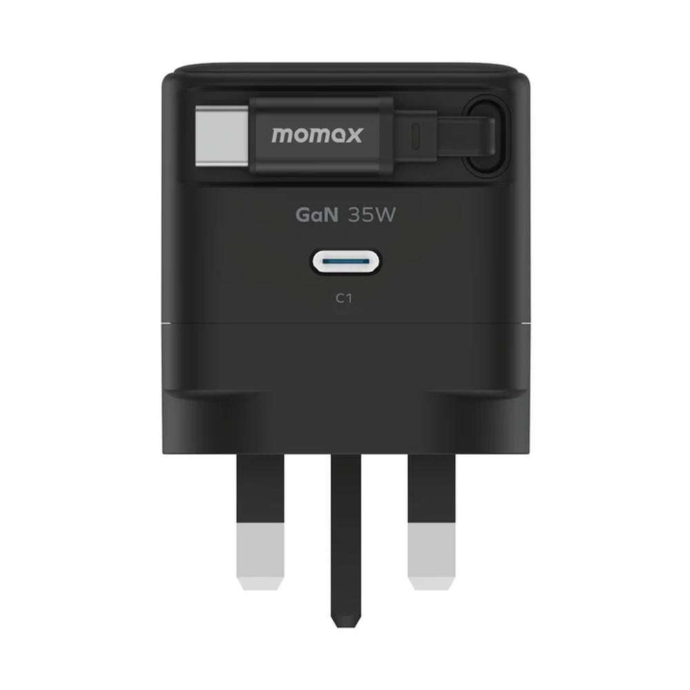 مومكس - شاحن GaN بقوة 35 واط مع منفذ USB-C
