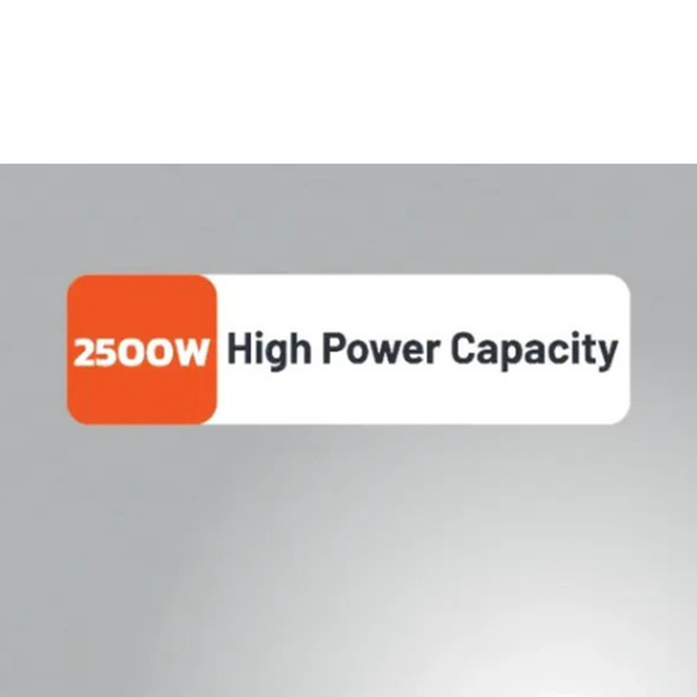 Porodo high power 2500W capacity universal wall charger specification graphic