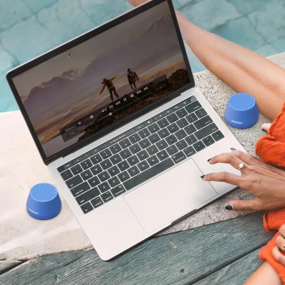Momax - 1 vibe go lite Magnetic Wireless Speaker