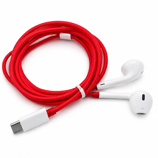 Apple - سماعات أذن USB-C مع غطاء مخصص