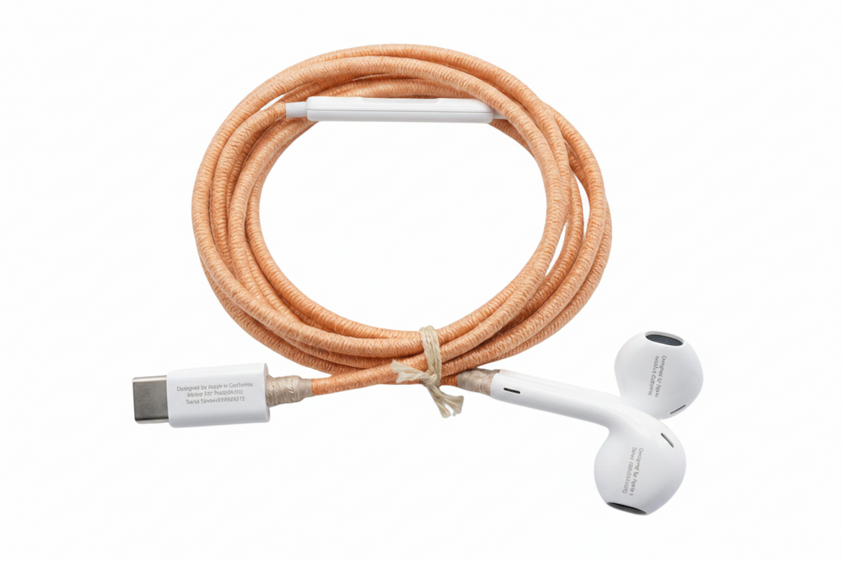 Apple - Earphones USB-C With Custom Cover