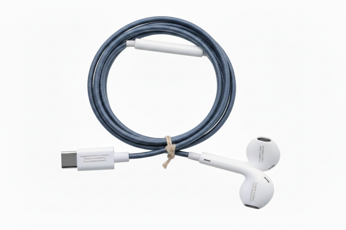 Apple - Earphones USB-C With Custom Cover