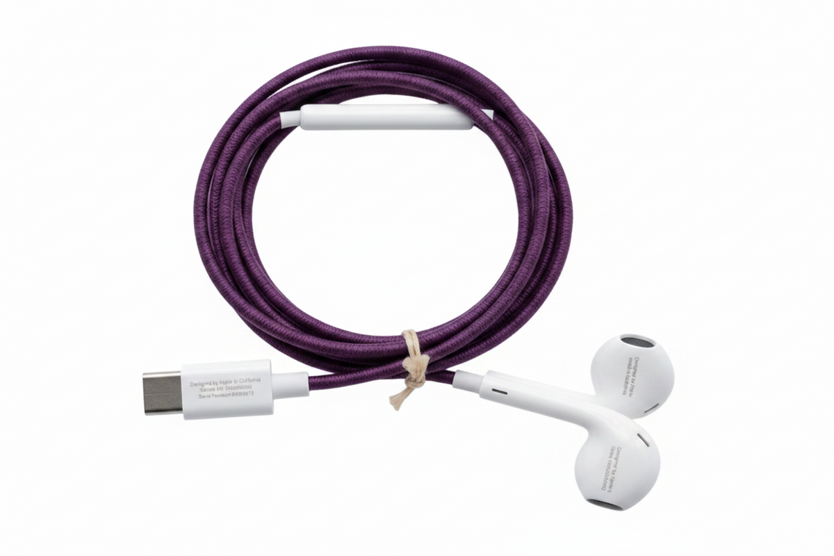 Apple - Earphones USB-C With Custom Cover
