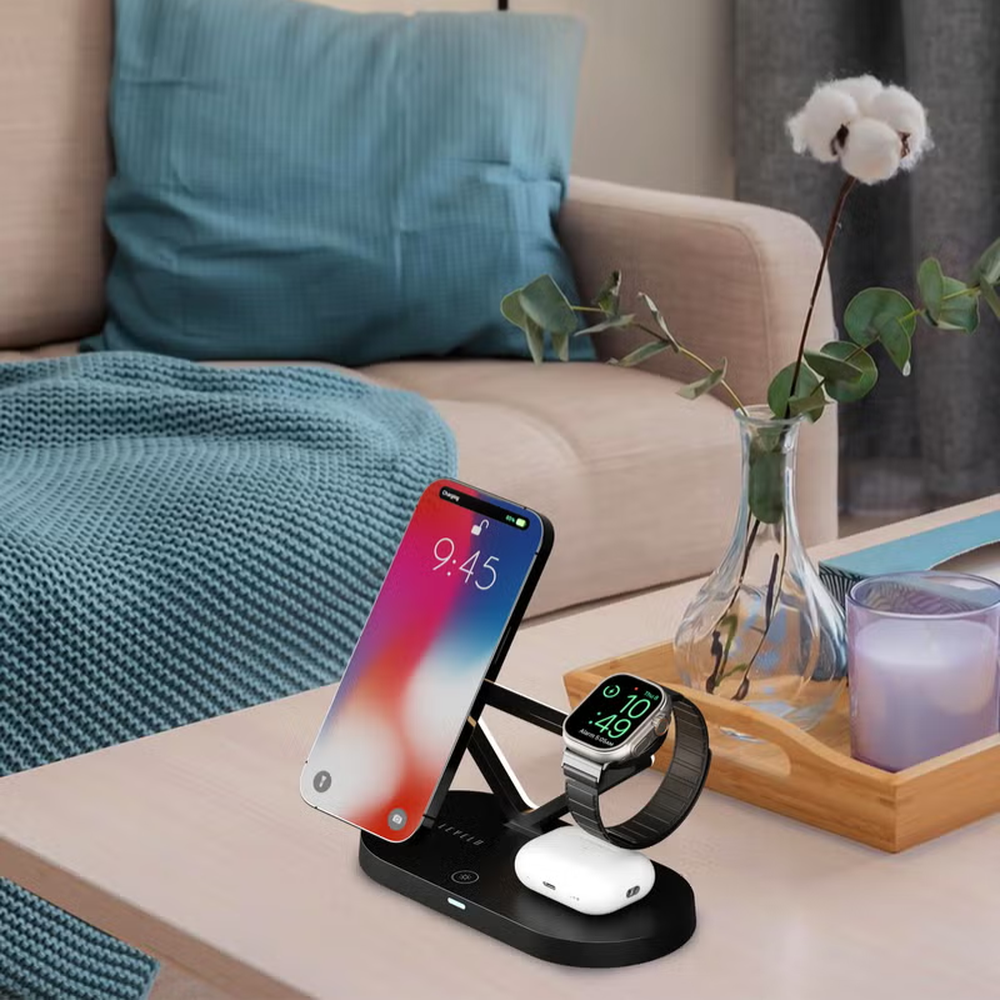 Levelo - 15W Premio 5-in-1 Wireless Charging Station