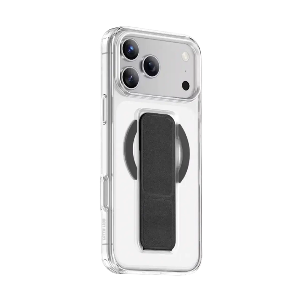 Green Lion - iPhone 17 Leather Grip Case