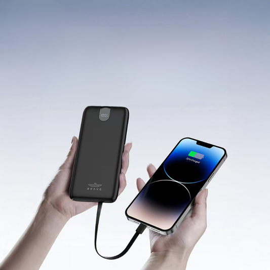 Brave - محطة شاحن متنقل (باور بانك) بقوة 22.5 واط (40,000 مللي أمبير في الساعة)