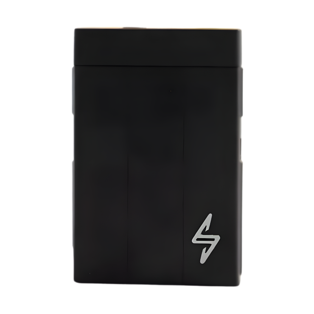 Black Swapery Type-C battery case with swappable power and matte finish