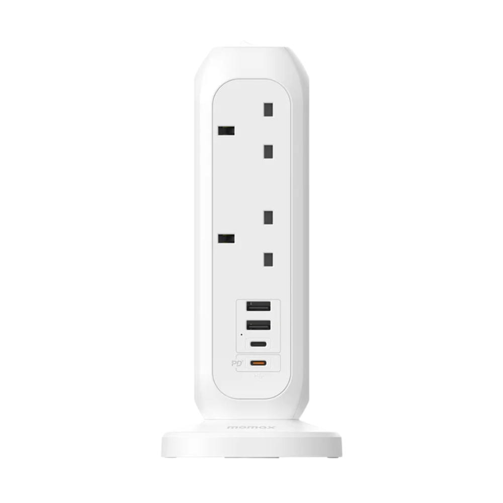 Momax - 3250W Power Stripe 11AC & USB Ports (2m)