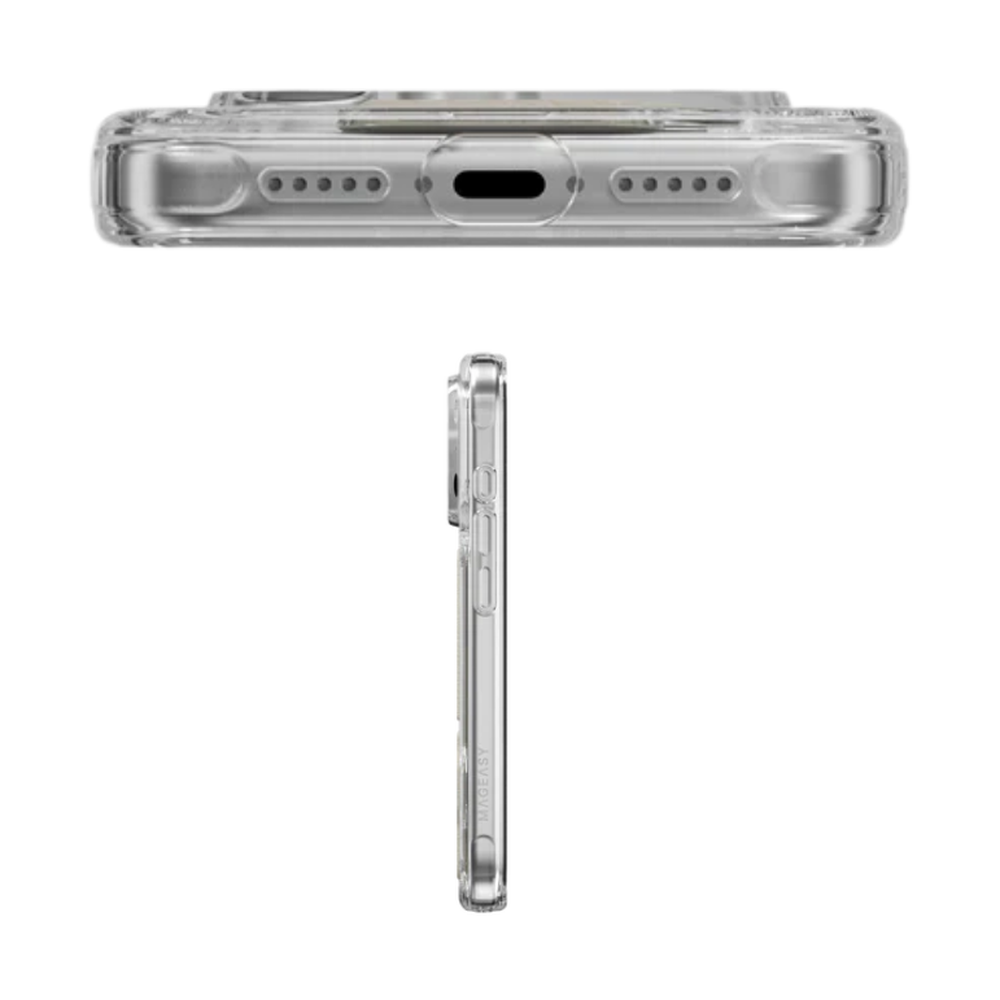 Mageasy - iPhone 17 Leatherette Grip Case