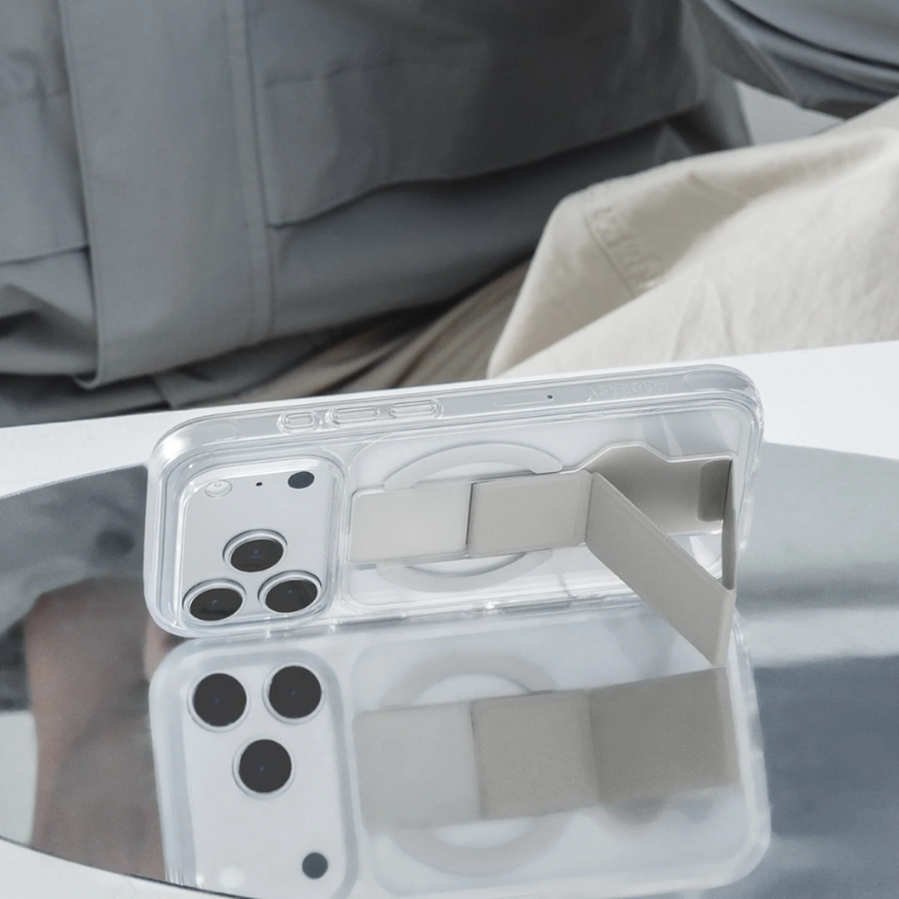 Mageasy - iPhone 17 Leatherette Grip Case