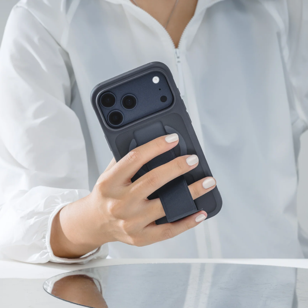 Mageasy - iPhone 17 Leatherette Grip Case