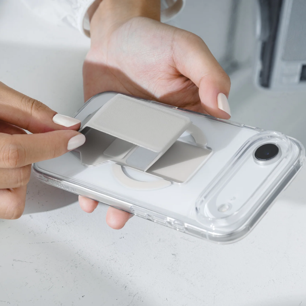 Mageasy - iPhone 17 Leatherette Grip Case