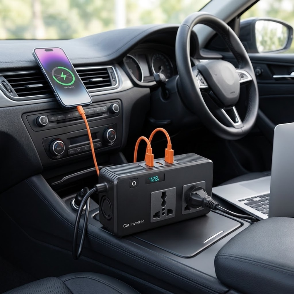 BlueFire - 200W Car Power Inverter