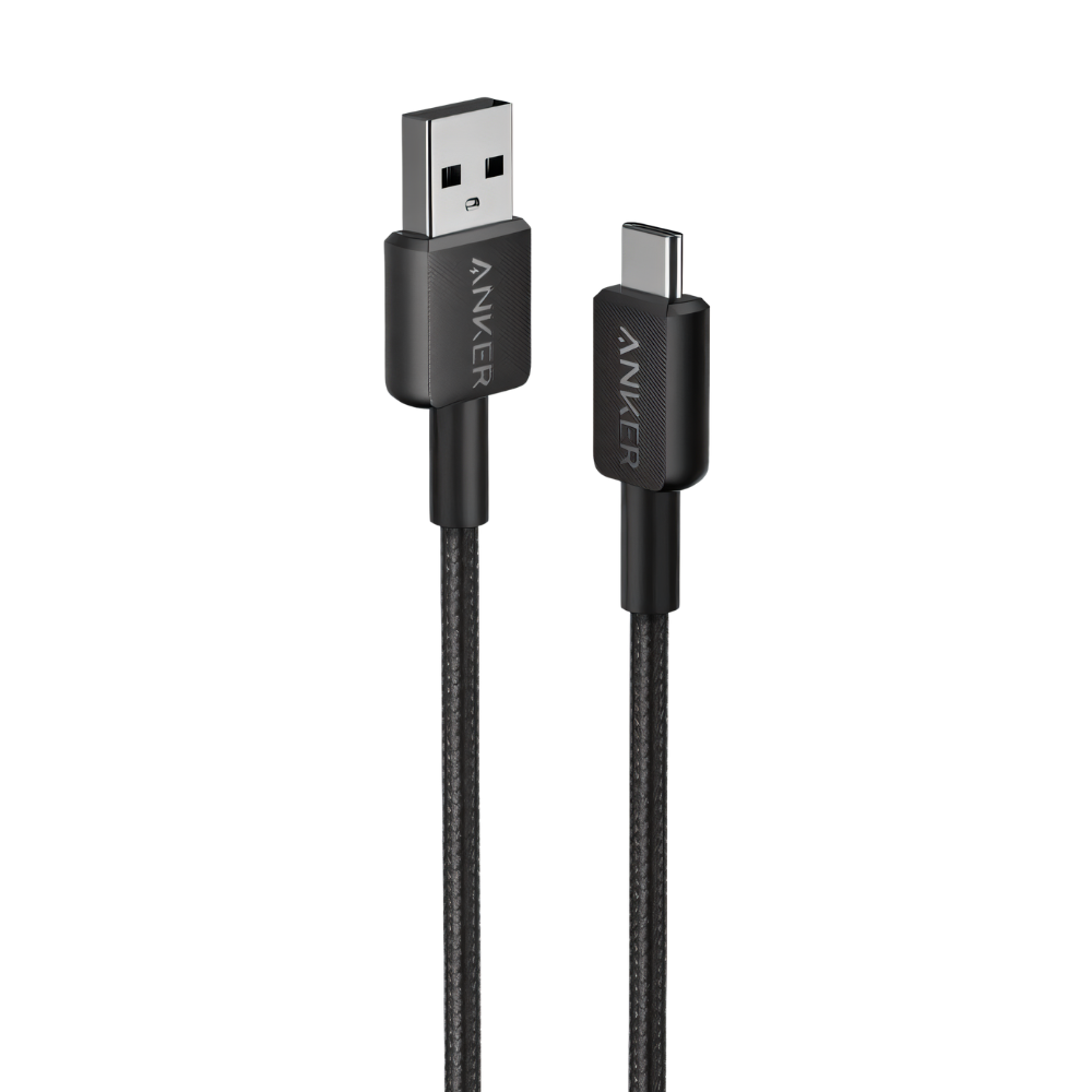 Anker - Cable USB-A to USB-C (3.ft)