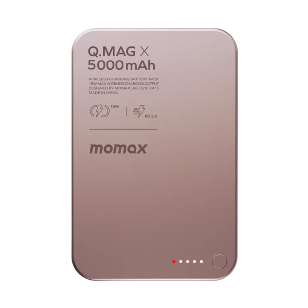 Momax - 15W Magnetic Power Bank (5000mAh)