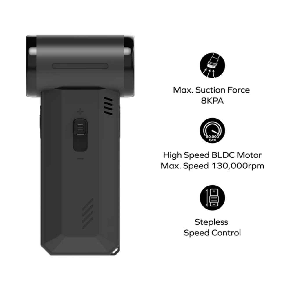 Momax - Dual Handheld Fan & Vacuum (130000 RPM)