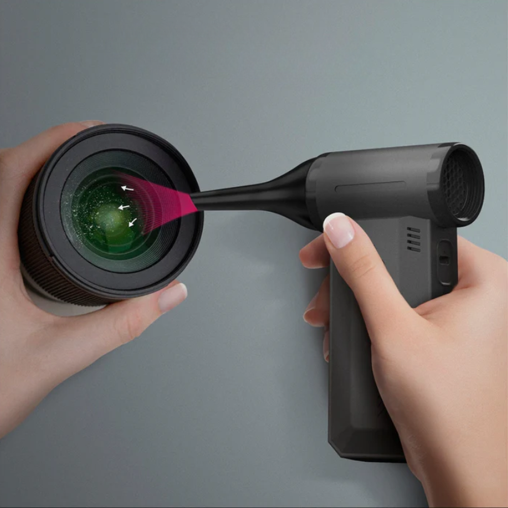 Momax - Dual Handheld Fan & Vacuum (130000 RPM)