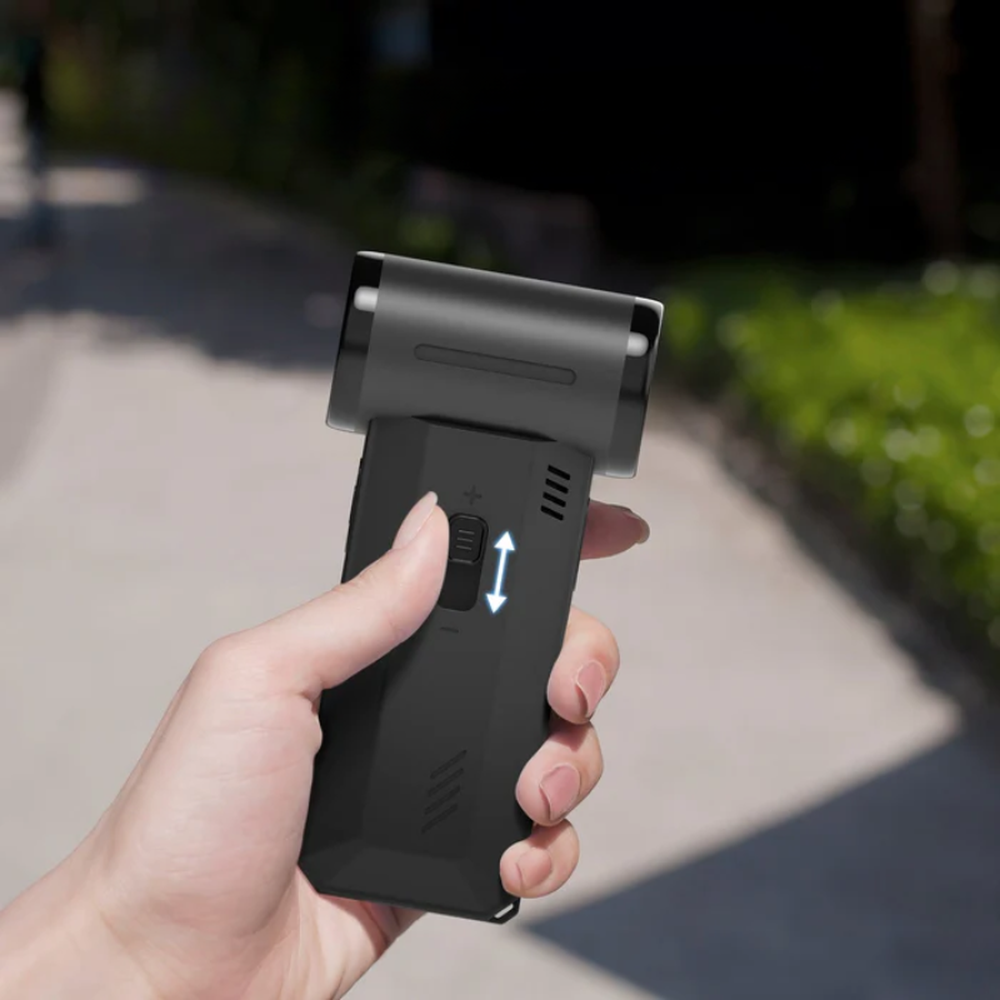 Momax - Dual Handheld Fan & Vacuum (130000 RPM)