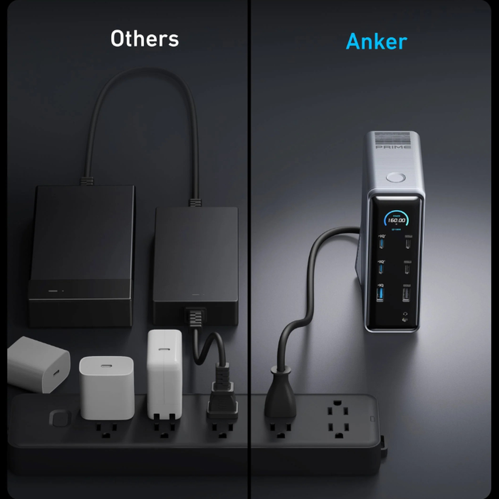 Anker - محطة شحن متعددة المنافذ بقدرة 160 واط