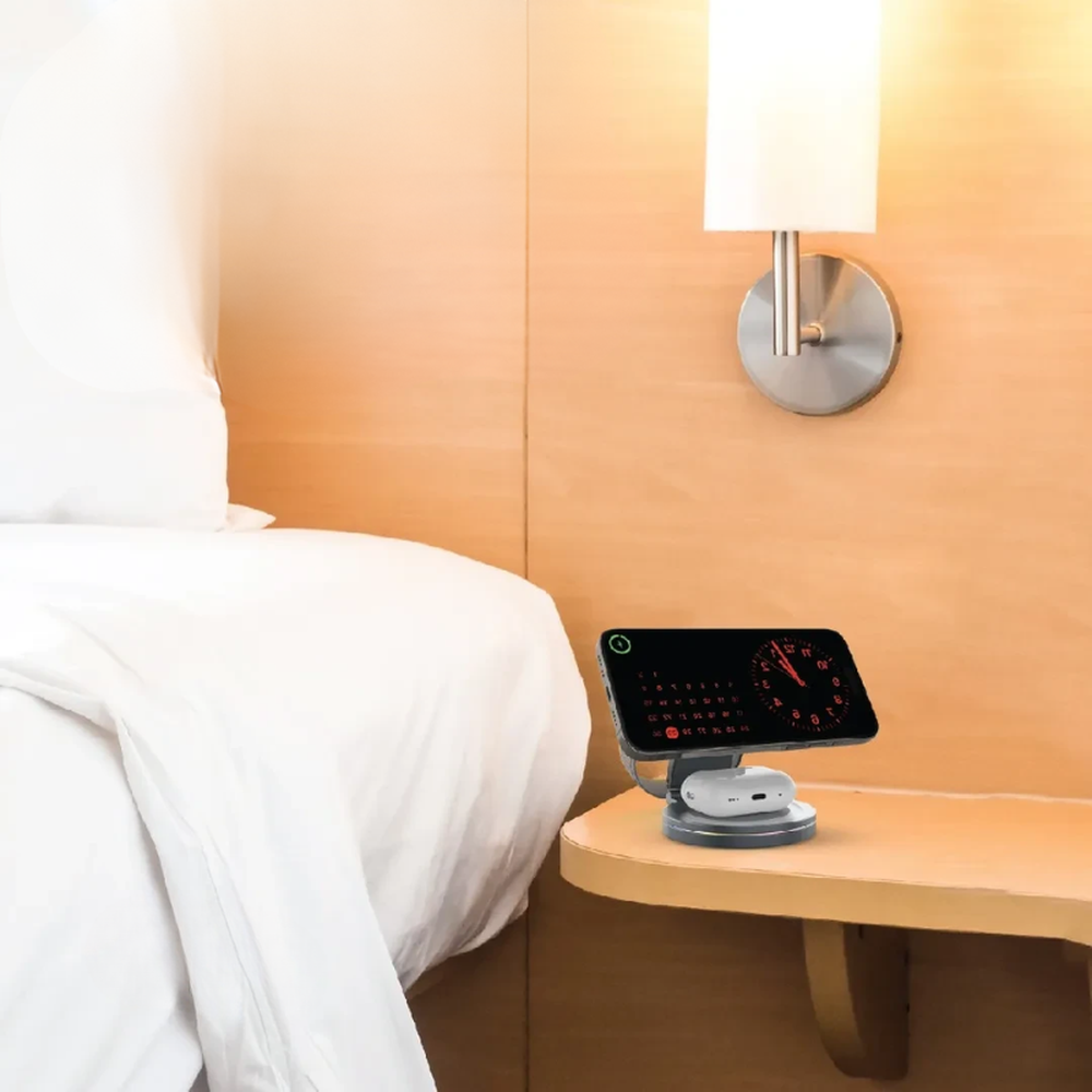 Porodo - 15W Wireless Charger & Rotating Base