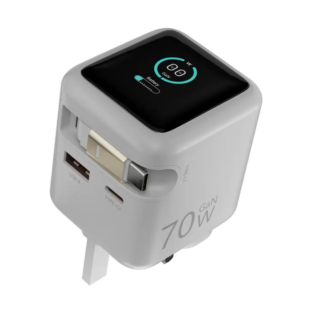 Powerology - 70W Dual-PortWall Charger