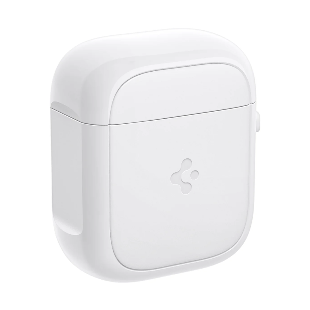 Spigen car screen cleaner rear view smooth white finish with recessed logo