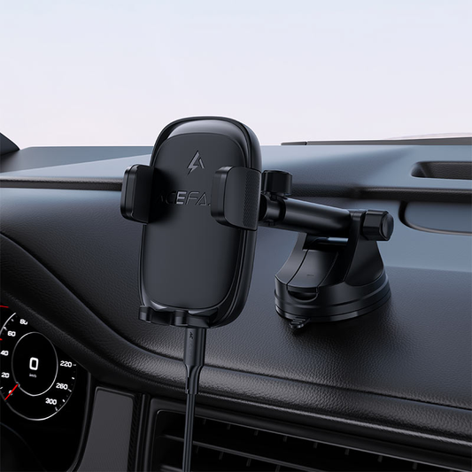 AceFast - حامل شحن لاسلكي للسيارة بقوة 15 واط