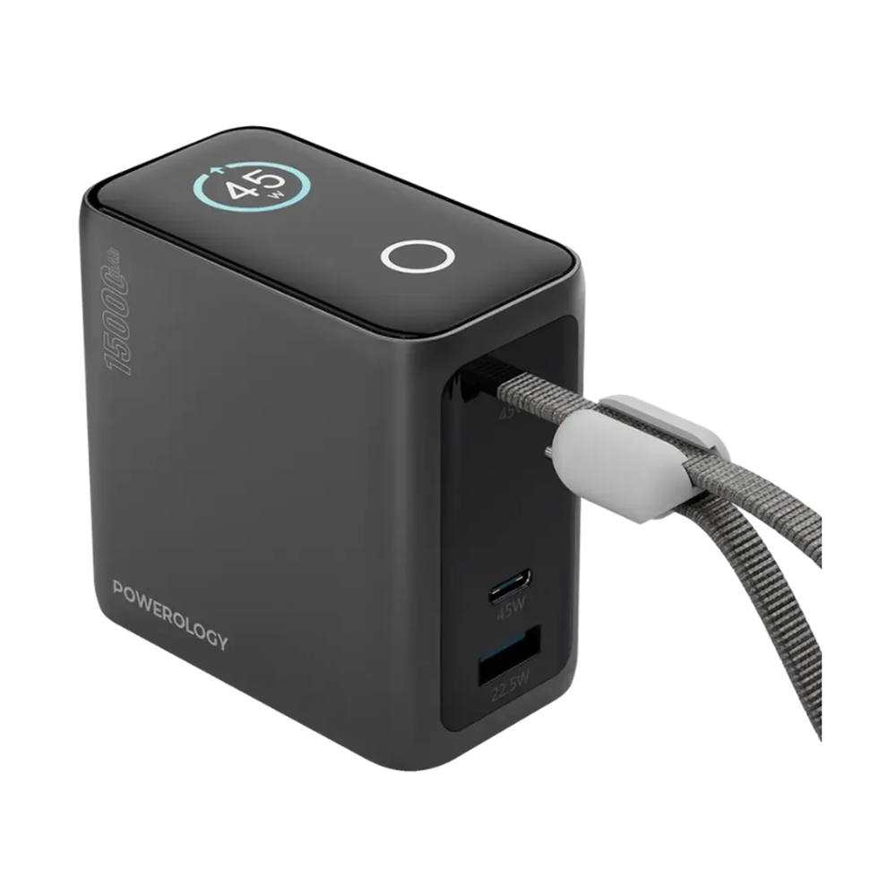 Powerology - 45W mini Power Bank (15,000mAh)