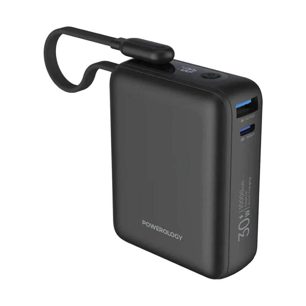 Powerology - 30W Power Bank & Cable (10000mAh)
