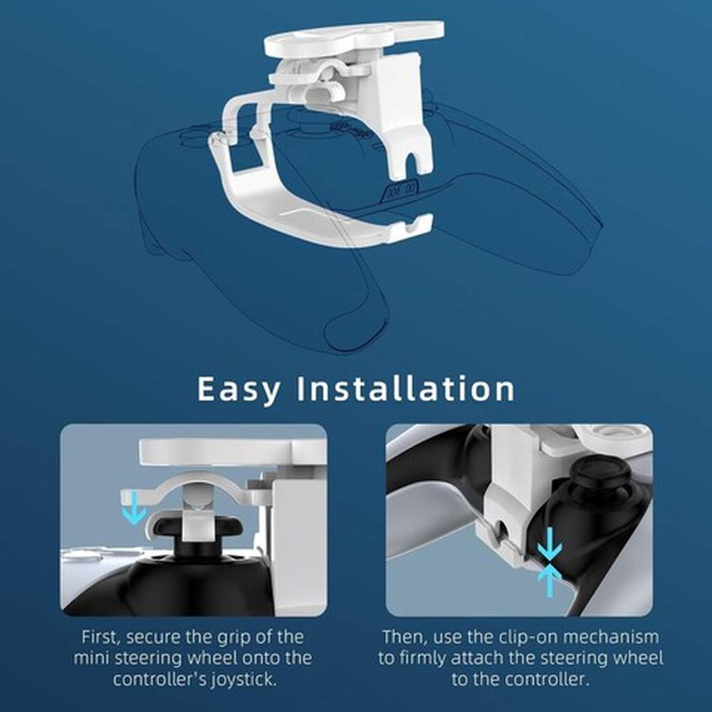 PS5 - Mini Steering Wheel Controller