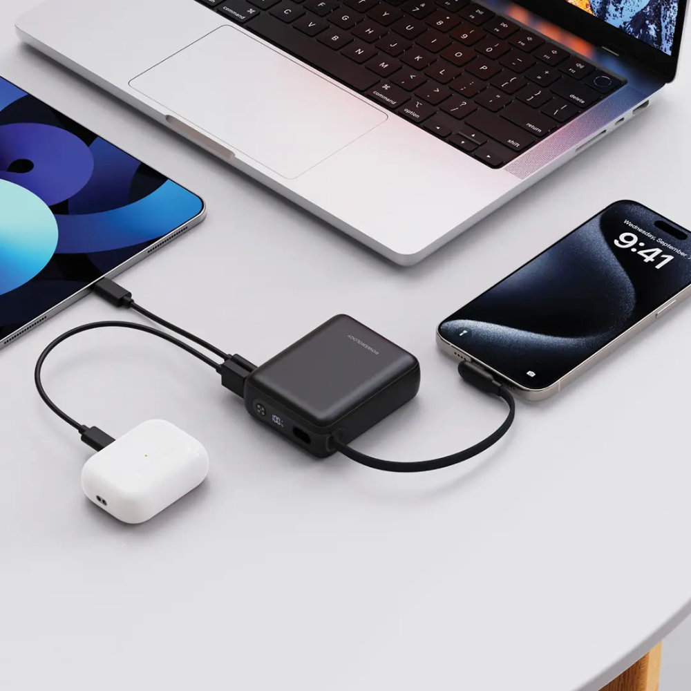 Powerology - 30W Power Bank & Cable (10000mAh)