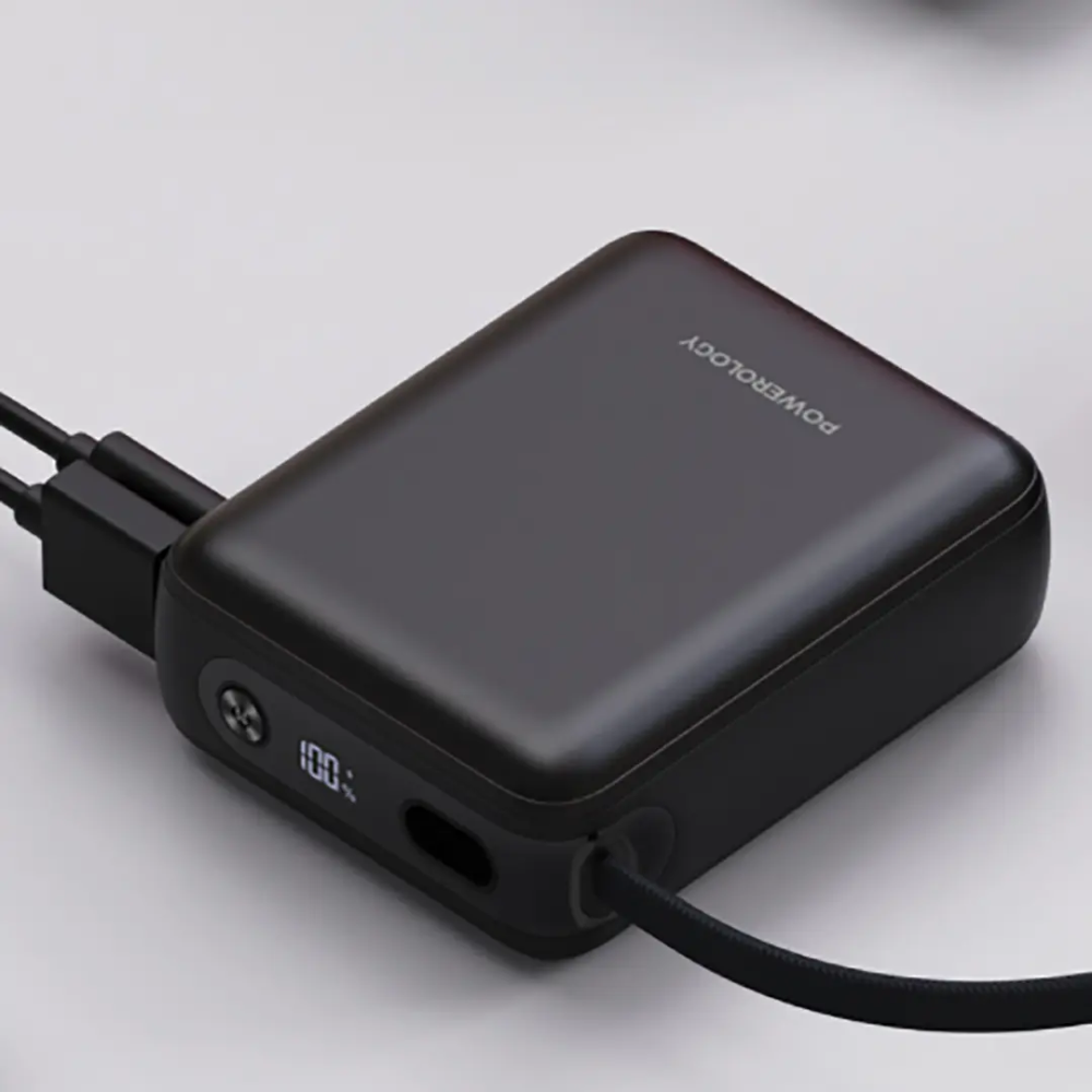 Powerology - 30W Power Bank & Cable (10000mAh)