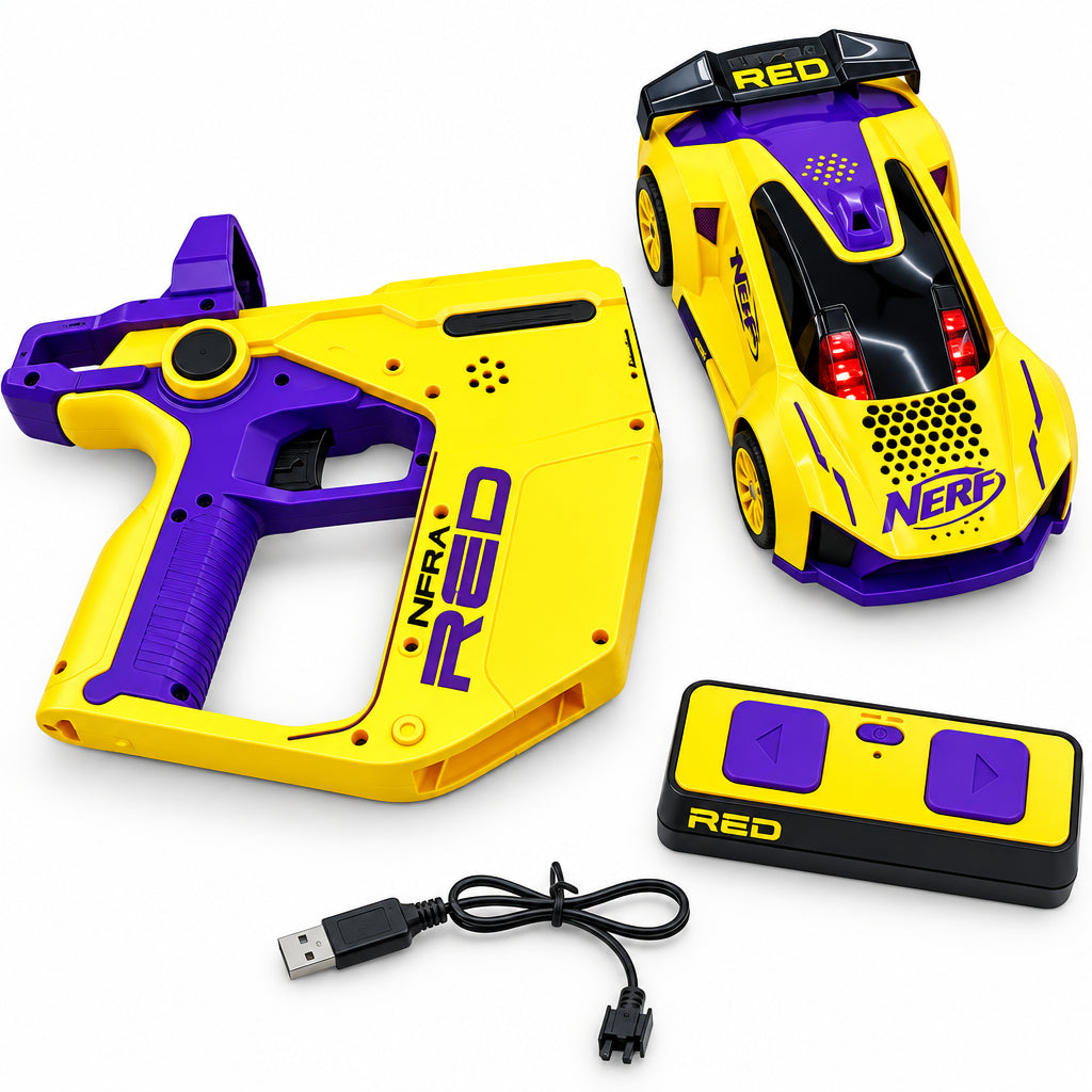 Arabic: سيارة السباق بالتحكم عن بعد — إشارة طويلة المدى وتحكم سريع الاستجابة | English: Need For Speed RC Racing Car — Long-range signal with responsive remote control