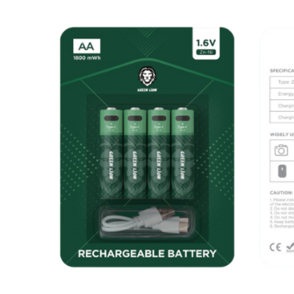 Green Lion - Rechargeable Battery