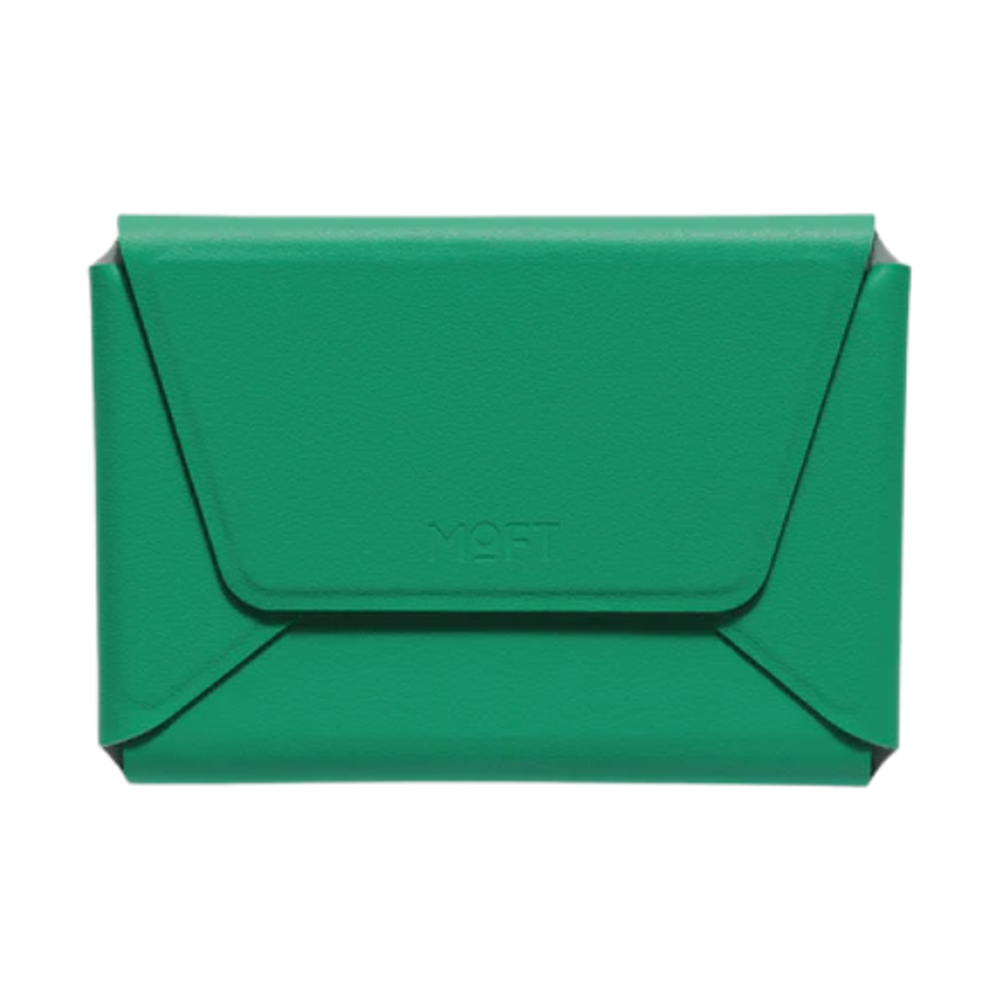 Teal Moft Snap Field Wallet with Stand and RFID protection