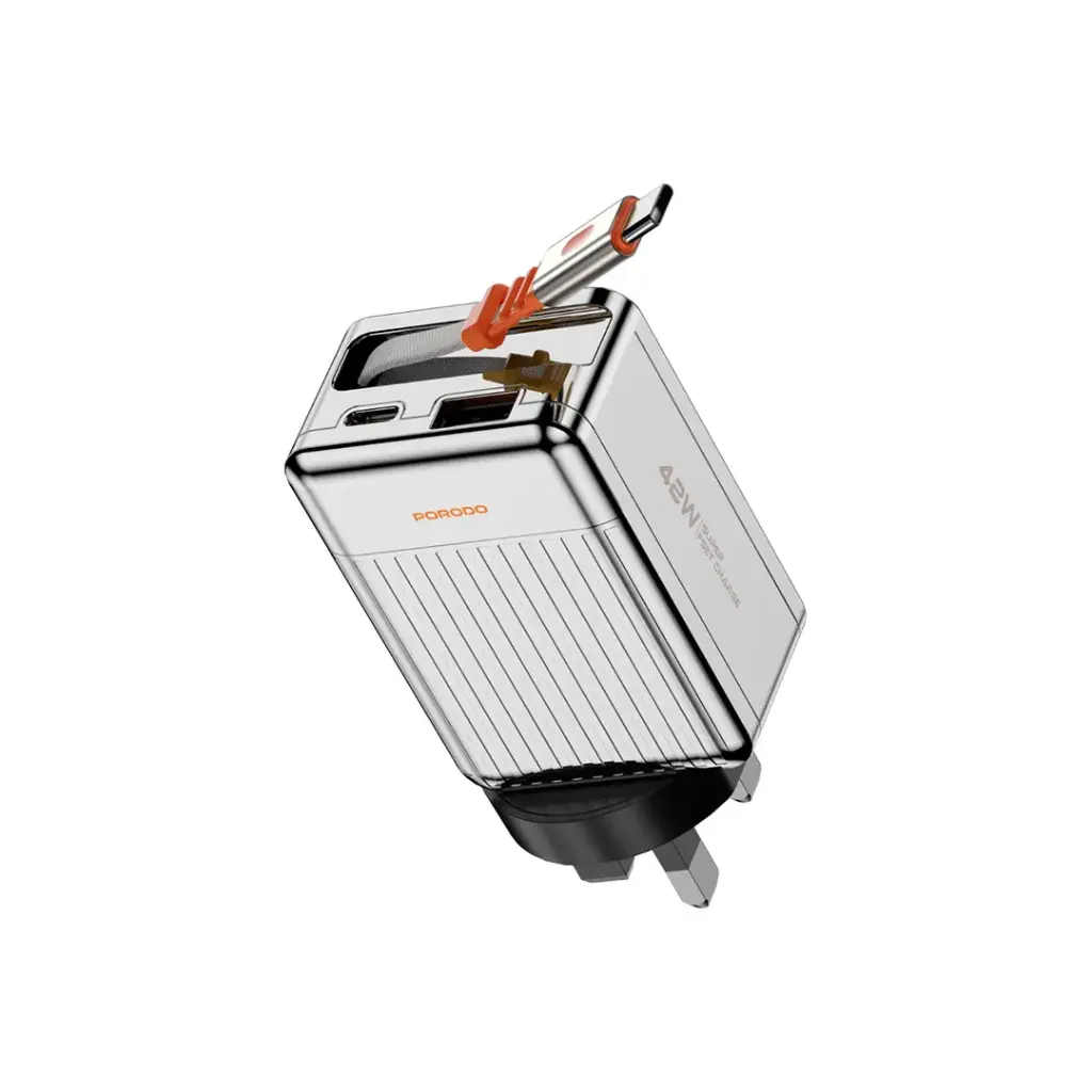 Porodo - 42W Wall Charger & Cable (75cm)
