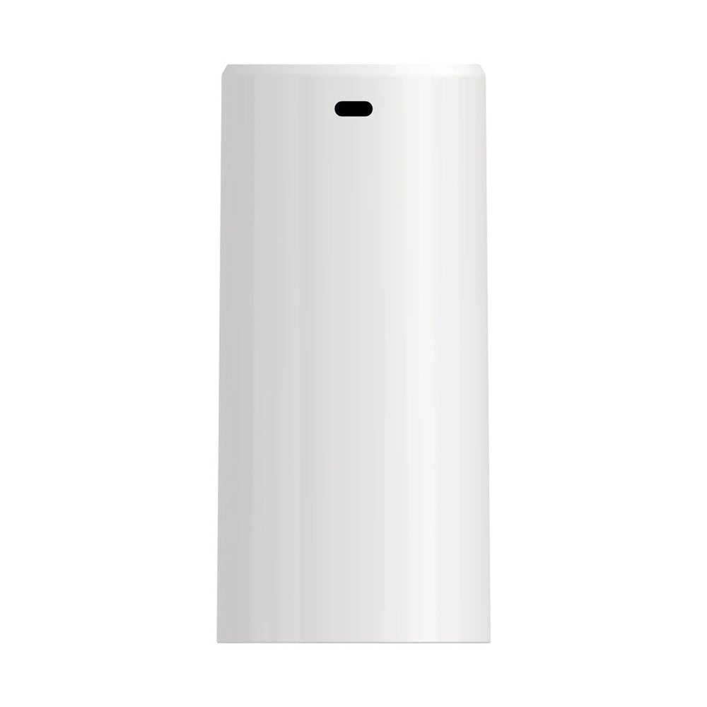 Back of white Porodo portable water pump displaying USB-C charging port