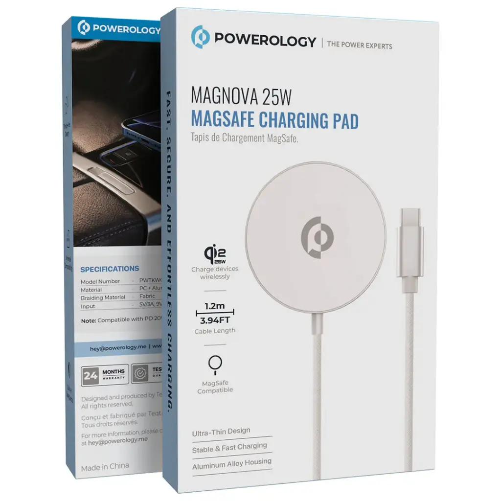 Powerology - 25W MagSafe Charging Pad