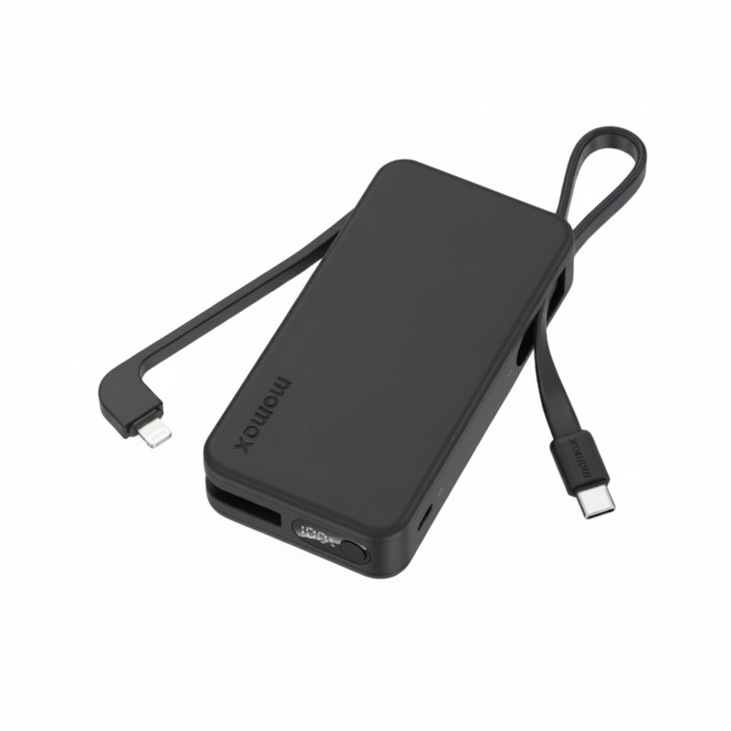 Momax - 30W Power Bank & Cables (10000mAh)