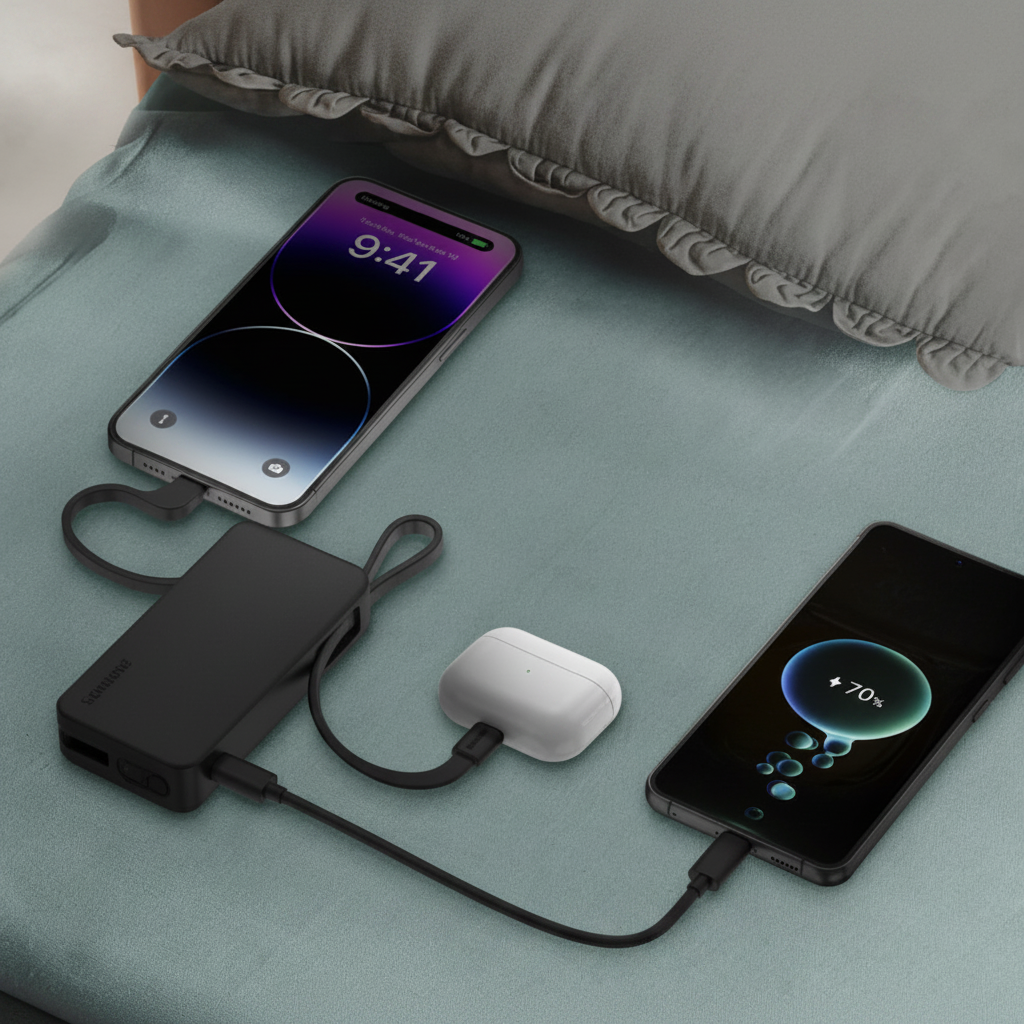Momax - 30W Power Bank & Cables (10000mAh)