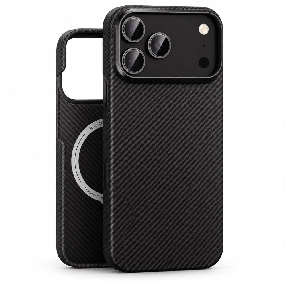 قضية Acefast من ألياف الأراميد لهاتف iPhone 17/18 Pro و Pro Max — حماية فاخرة بتصميم نحيف وخفيف الوزن | Acefast Aramid Fiber Case for iPhone 17/18 Pro / Pro Max — Premium Protection with a Slim, Lightweight Design .
