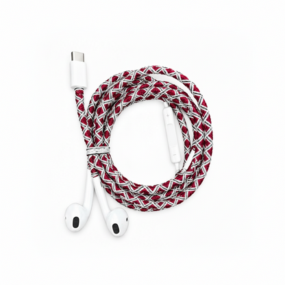 Apple - سماعات أذن USB-C مع غطاء مخصص