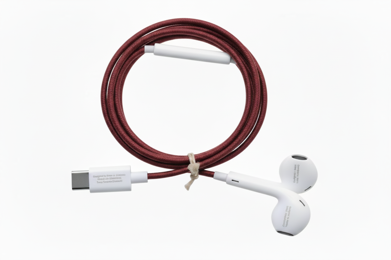 Apple - Earphones USB-C With Custom Cover