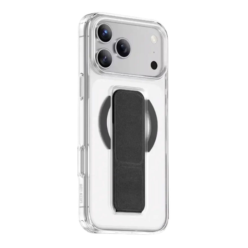 Green Lion - iPhone 17 Leather Grip Case
