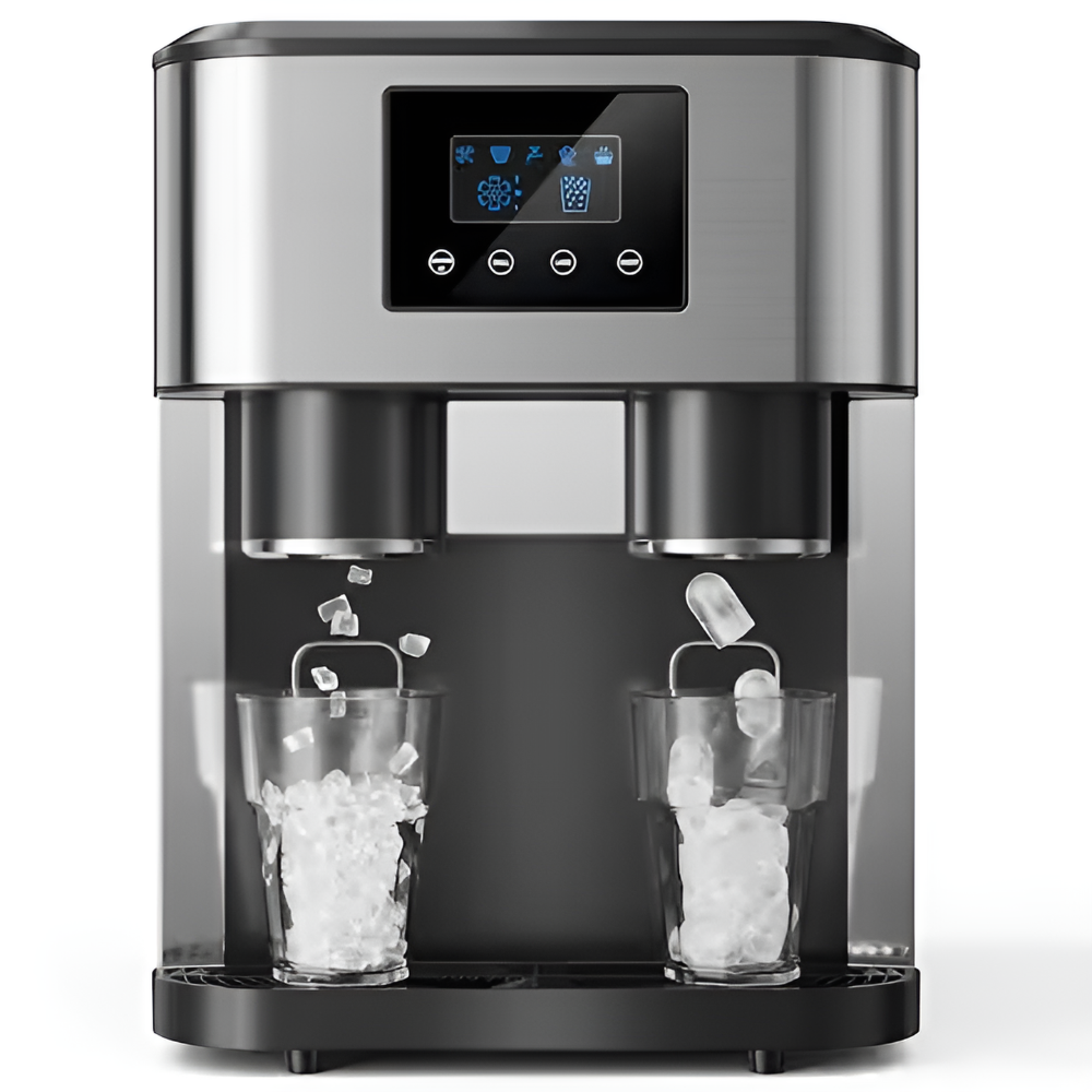 Ice Crusher & Ice Cube Maker Machine