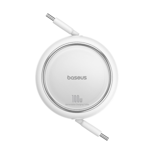 Baseus - كابل USB-C قابل للسحب بقوة 100 واط (1 متر)
