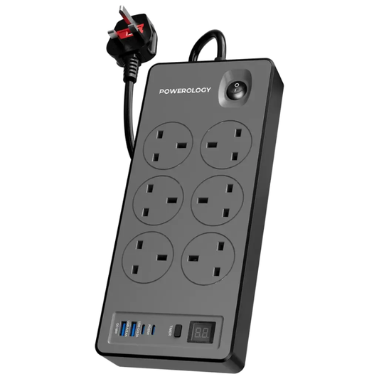 Powerology - 2990 واط مشترك كهرباء 6AC (2 متر)
