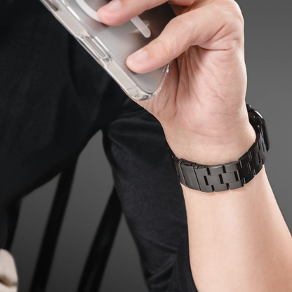 MagEasy - سوار ساعة آبل ستانلس ستيل نبيل