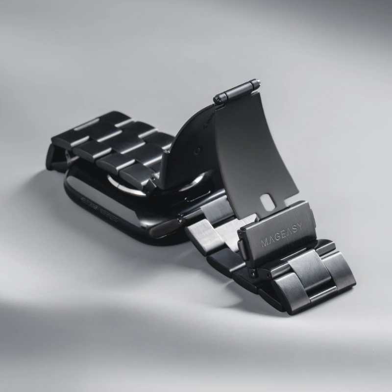 MagEasy - سوار ساعة آبل ستانلس ستيل نبيل