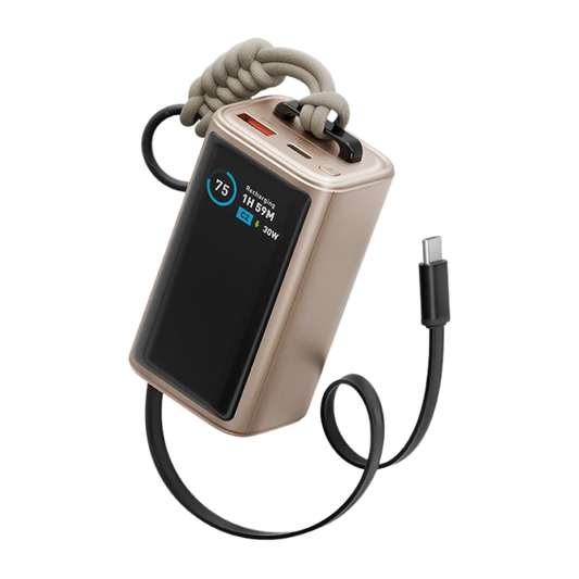 إنرجيا - بنك طاقة ذكي بقدرة 45 واط وكابل (10000 مللي أمبير/ساعة)